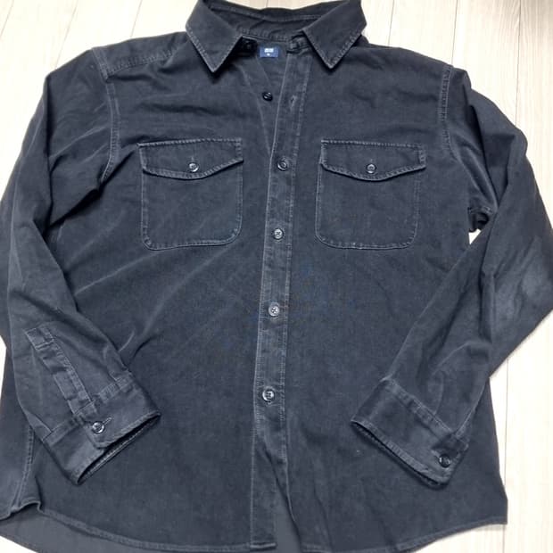 유니클로 블랙  셔츠 남방(xl)