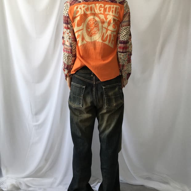 patch work shirt