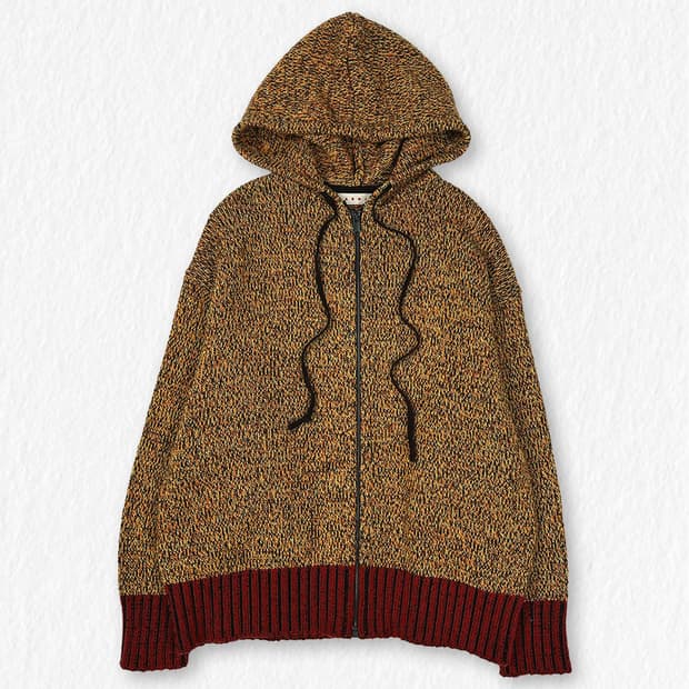 유니클로x마르니 니트 후드집업