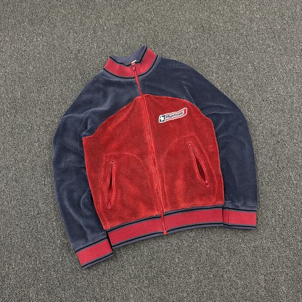 히스테릭 글래머 HG 팀 로고 트랙 집업 자켓