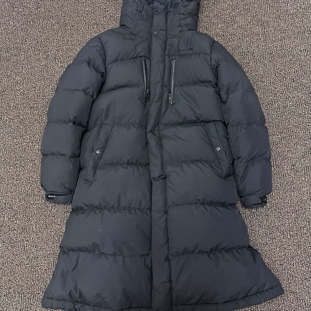 블랙야크 구스다운 롱패딩 블랙 100(L)