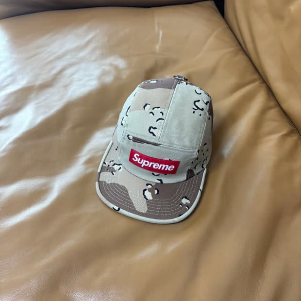Supreme 슈프림 데저트 카모 캠프캡 모자 (Desert Camo)