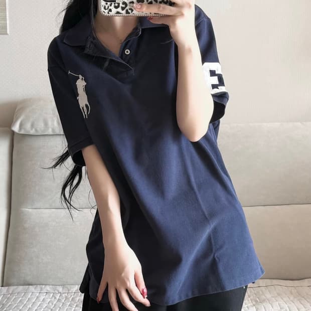 폴로 랄프로렌 빅포니 네이비 반팔 