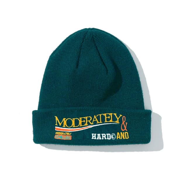 RDVZ 알디브이제트 로고 비니 틸 그린