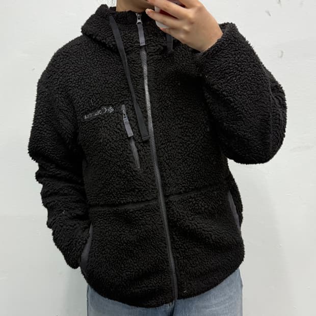 [S] 컬럼비아 블랙 후리스