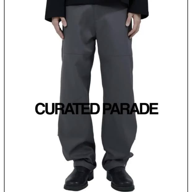 큐레이티드 퍼레이드 IDEAL TROUSER 46 다크그레이