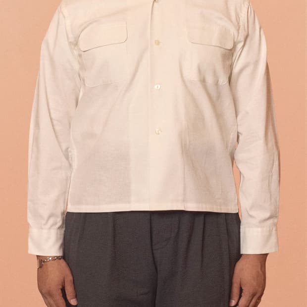 G&F co. 서비스셔츠 화이트