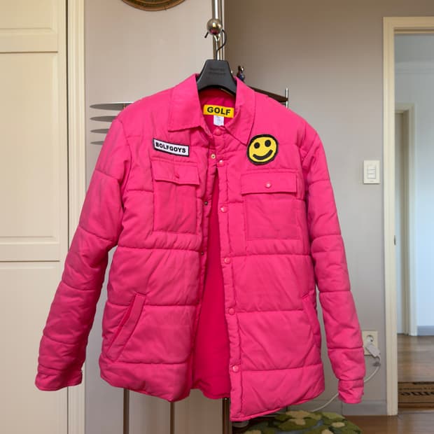 골프왕 Golf Wang Smiley Puffer Jacket