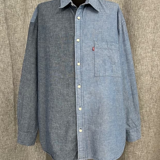 리바이스 투톤 데님 셔츠/#704