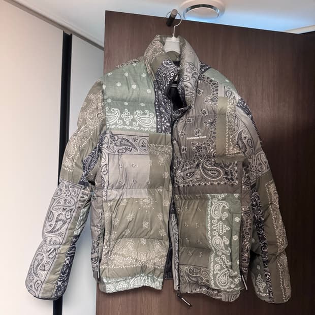 디스이즈네버댓 페이즐리 패딩 xs