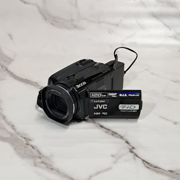 120GB 내장) JVC Everio GZ-HD6KR 디지털 캠코더