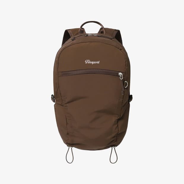 휠라 소프트 셔링 백팩 브라운