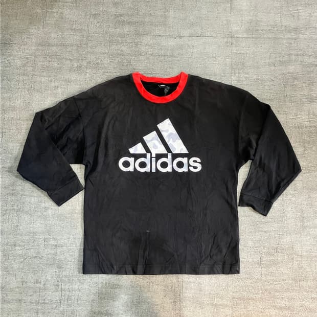 Adidas 아디다스 핀터깔y2k 카모 링거티셔츠