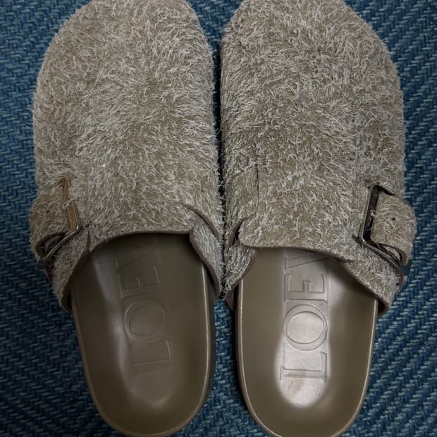 로에베 이즈 버클 뮬 밑창보강