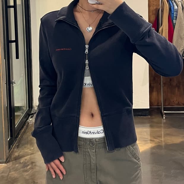 Calvin klein 2way zip up
