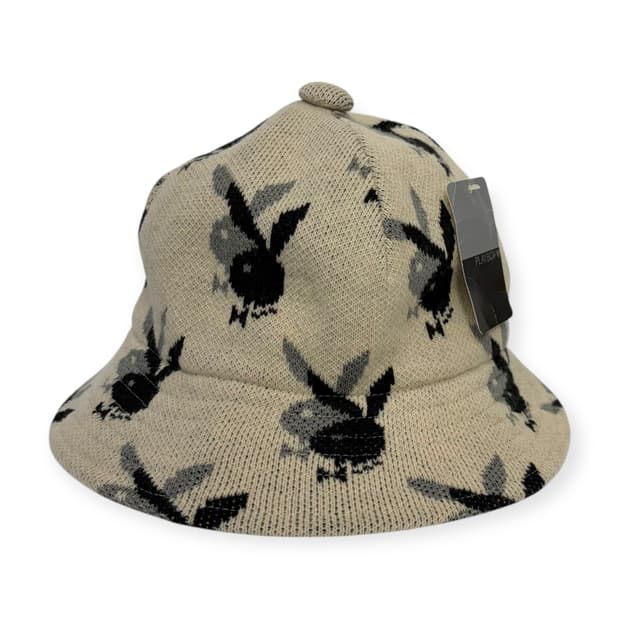 데드스탁 플레이보이 로고 버킷햇 모자