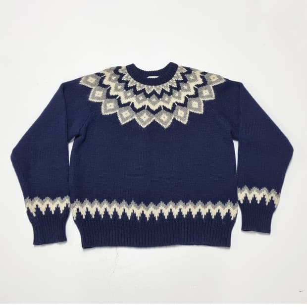 90S 엘엘빈 페어아일 스웨터 - M