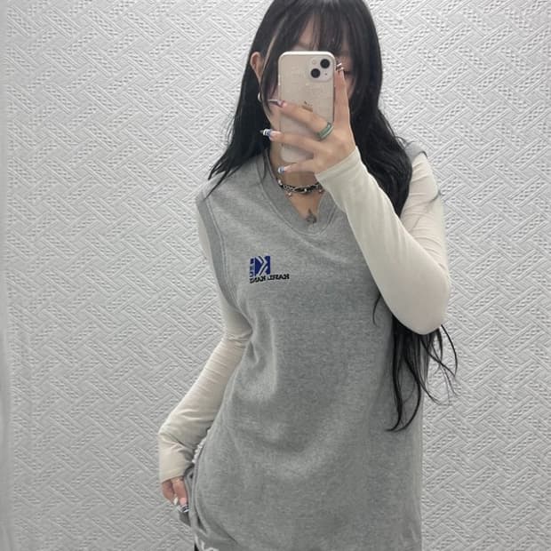 칼카니 올드스쿨 스웻 베스트 조끼 100 C06275