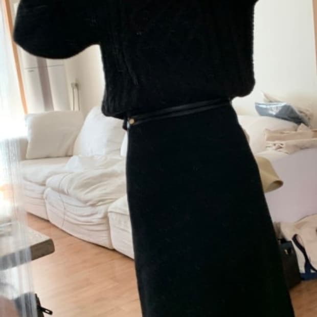 Mone 모네마켓 레이첼 미디 스커트 M