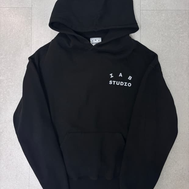 iab studio 후드티 블랙 M