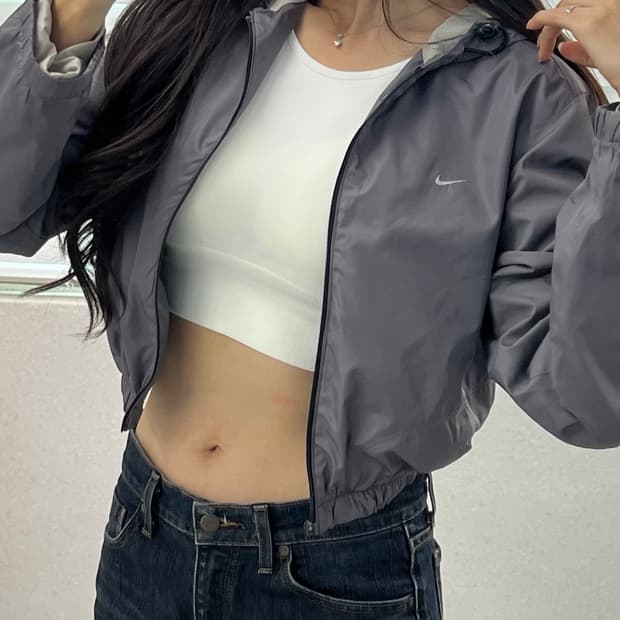 (WOMEN)나이키 크롭 바람막이-M1857