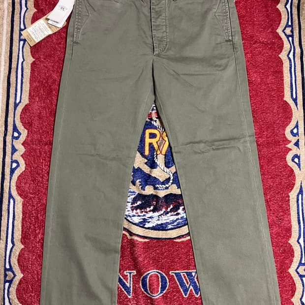 RRL 오피서 치노 팬츠 더블알엘