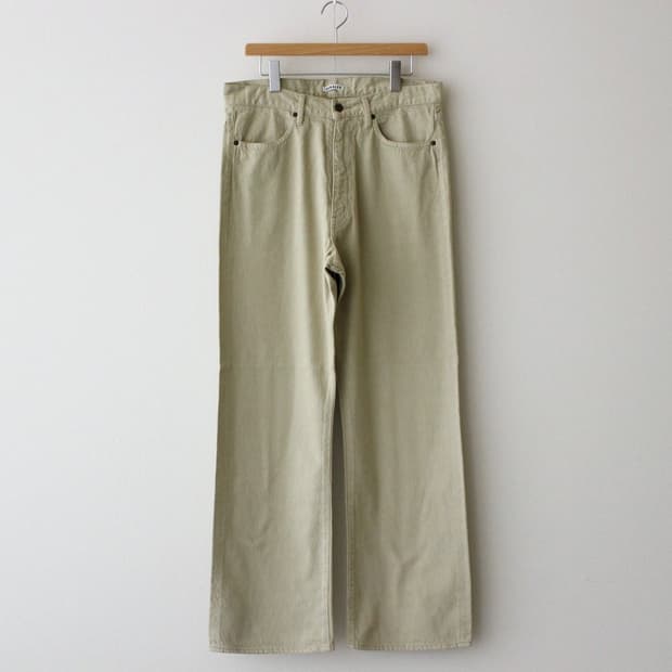 (4 ) 오라리 보타니컬 셀비지 데님 팬츠