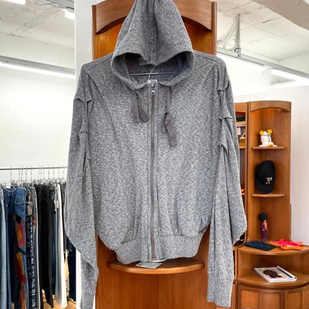 [XS] 스텔라매카트니 x 아디다스 셔링 후드 집업