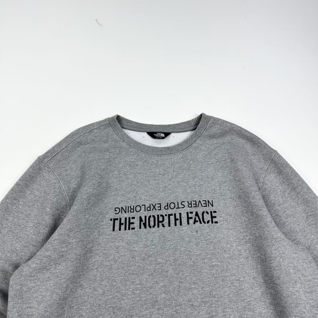 노스페이스 마운틴 이니셜 그레이 맨투맨 (XL)