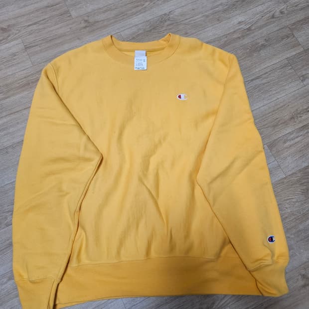 (M)챔피언 리버스위브 머스타드 스웻셔츠