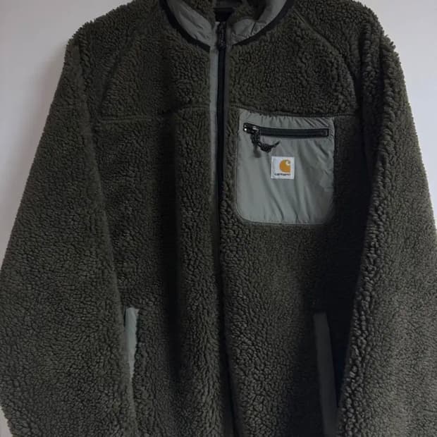 칼하트 라이너 후리스 브라운 L