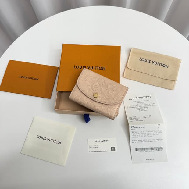 [백화점/ 풀박스] 루이비통 앙프렝뜨 로잘리 코인퍼스 지갑