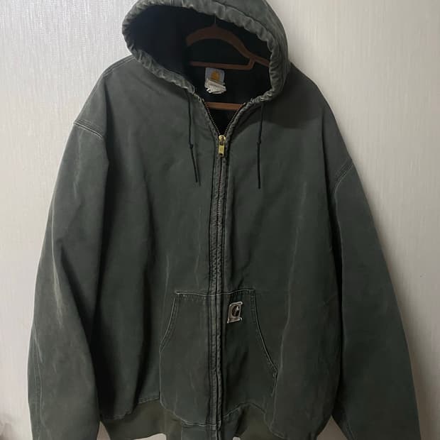 칼하트 J68 액티브 자켓 모스 그린
