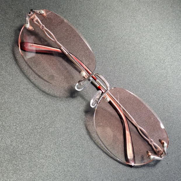 SHANPIA 무테 안경테 겸 선글라스 일본 수입 빈티지 레트로 클래식 