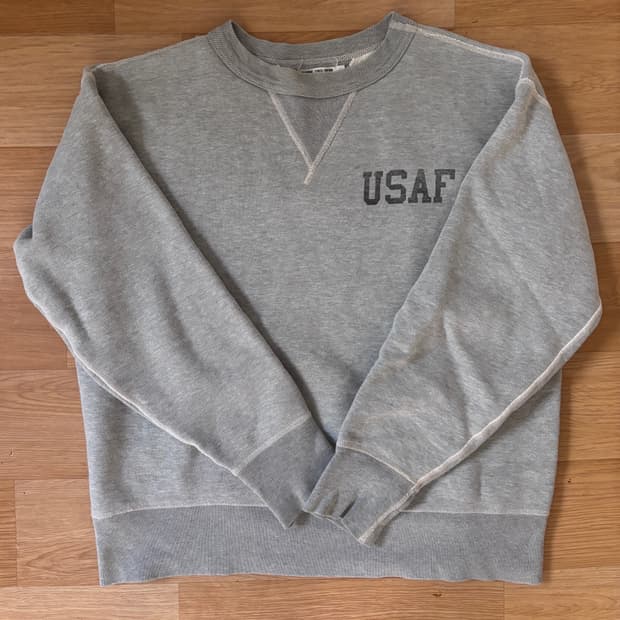 리얼맥코이 usaf 스웻셔츠 S사이즈