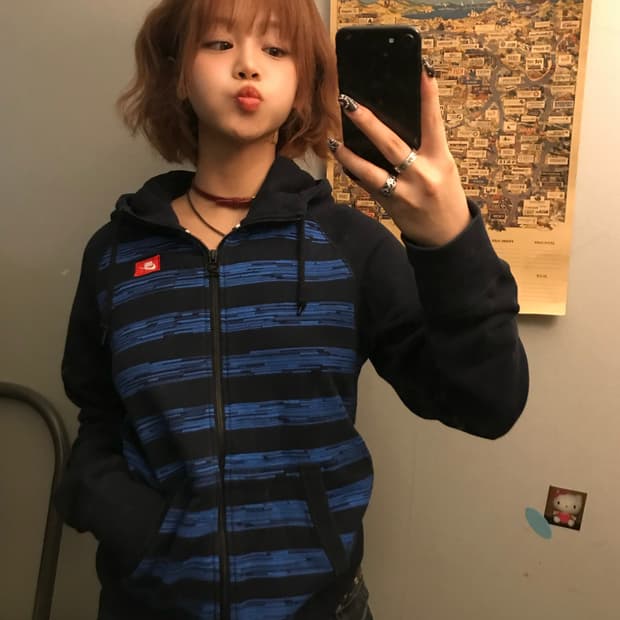 NIKE 나이키 고스펑크 고딕 후드집업