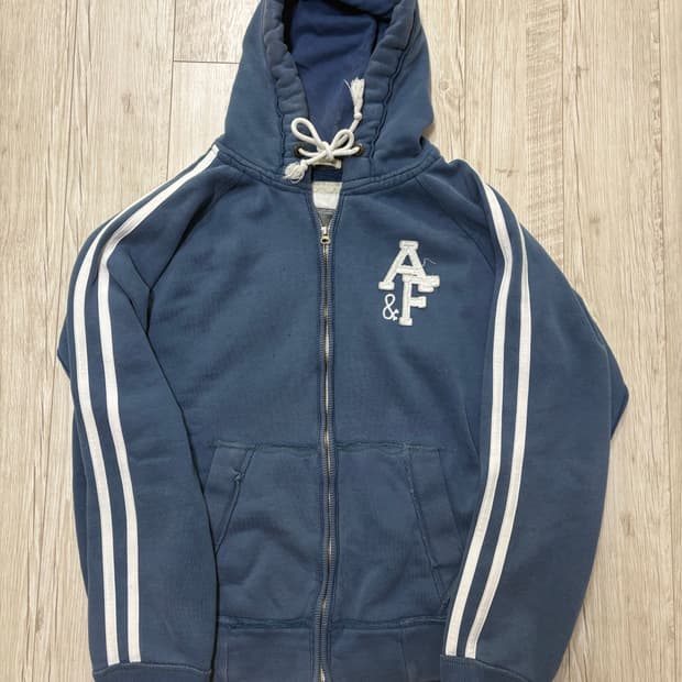 아베크롬비 후드집업 블루 L