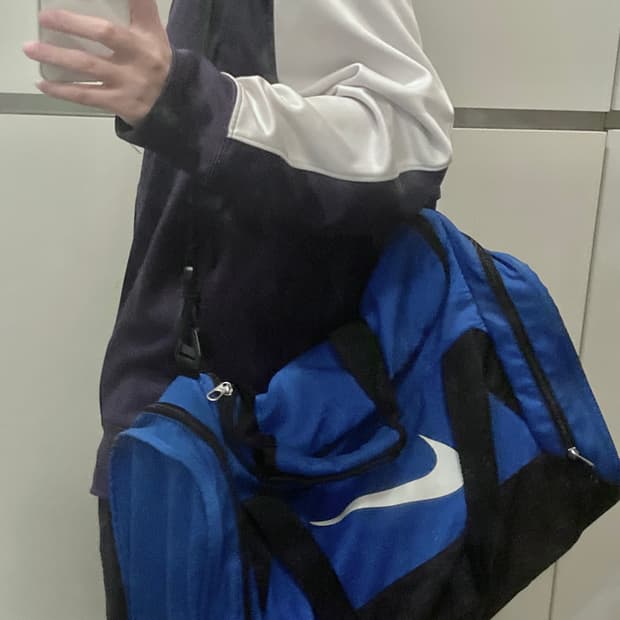 빈티지 나이키 브라질 로얄 블루 더블백 가방