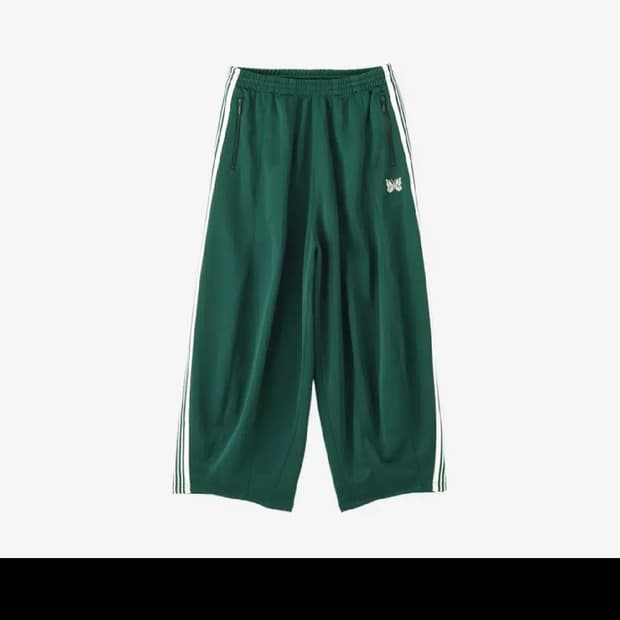 니들스 x LHP H.D. 트랙 팬츠 폴리 스무스 그린