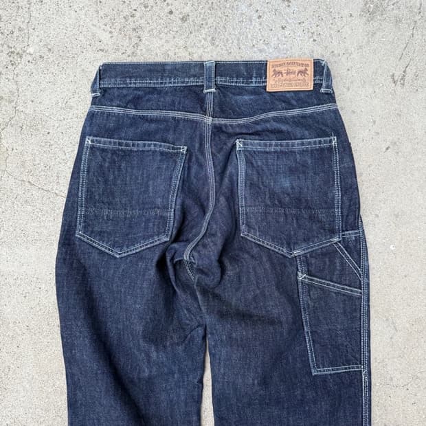 00s stussy 카펜터 데님 팬츠