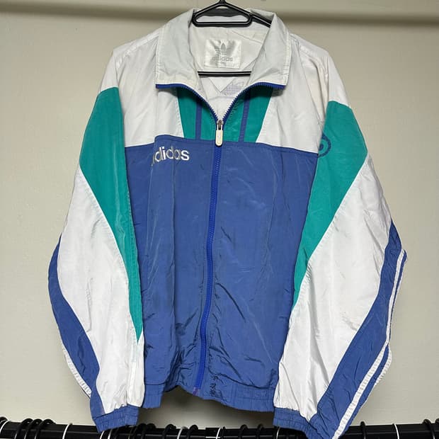 아디다스 올드스쿨 배색 바람막이