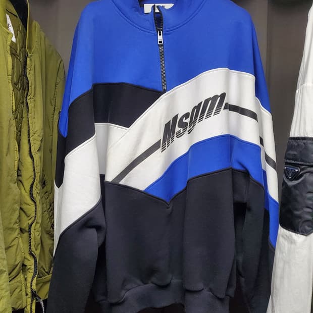 MSGM 남녀공용 아노락 맨투맨 