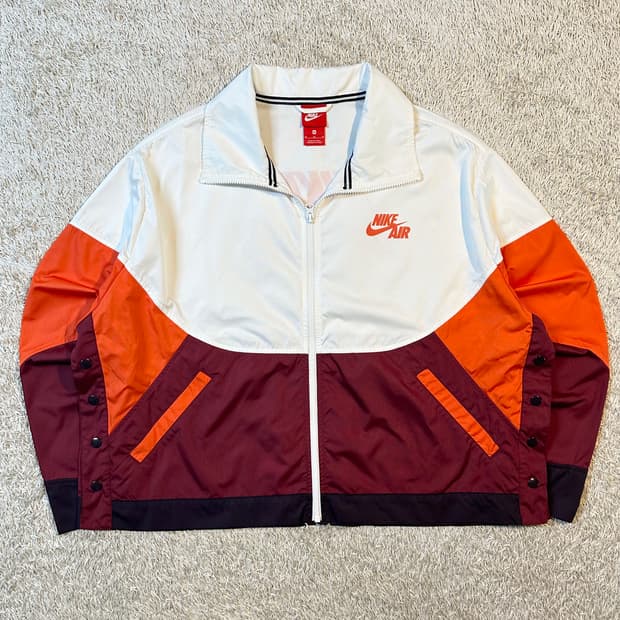 나이키 NIKE AIR 백로고 배색 바람막이 자켓