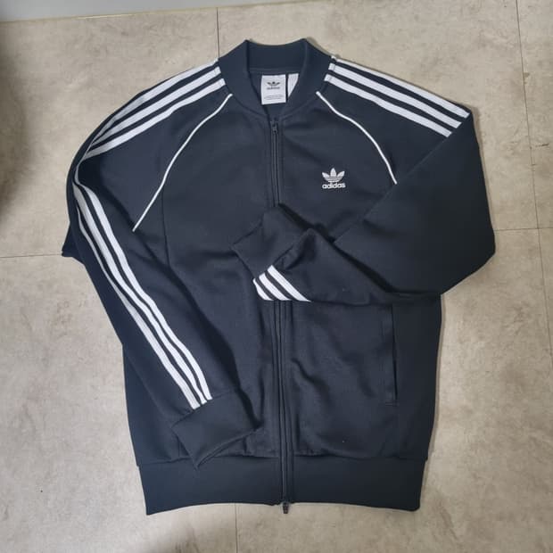 아디다스 오리지널 파이어버드 슈퍼스타 져지 블랙