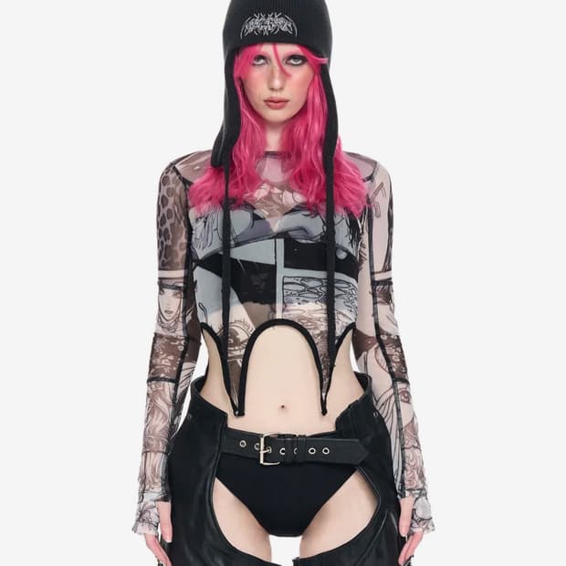 (새상품) 스키즘인듀싱 Sutured 롱슬리브