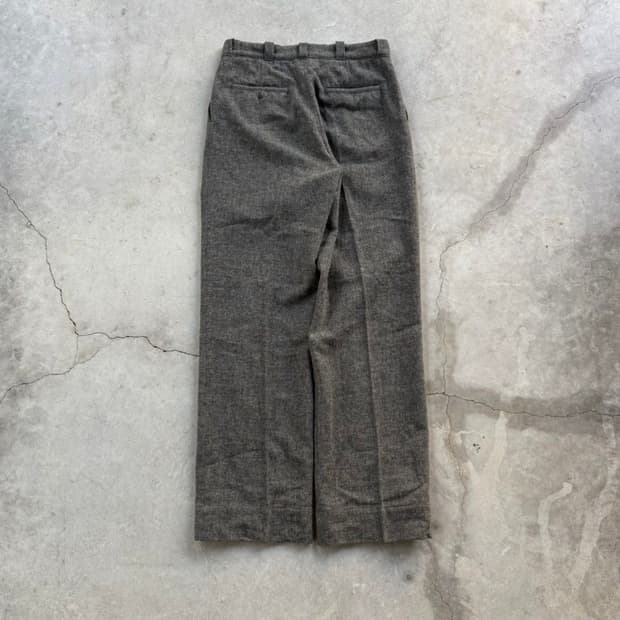 [32] 타이가 타카하시 Lot.201 워크 트라우져 멜란지 브라운