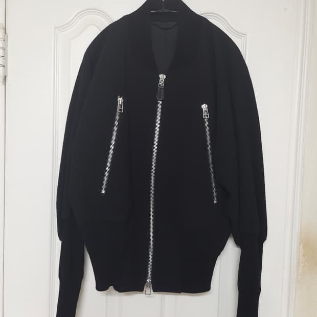 Issey Miyake Men 18ss 울 바이커 자켓