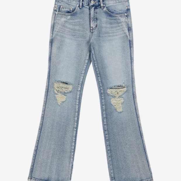 다이닛 RIPPED DAMAGE BOOTS CUT DENIM m