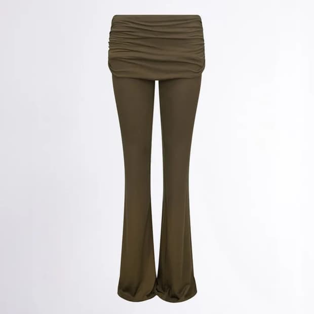 스컬프터 Jersey Lowrise Track Pants Khaki