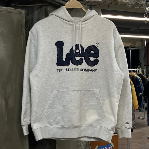 Lee 후드티 화이트 M #csz2525